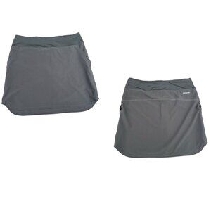 Patagonia Skort L Short Gray Pull On Pockets